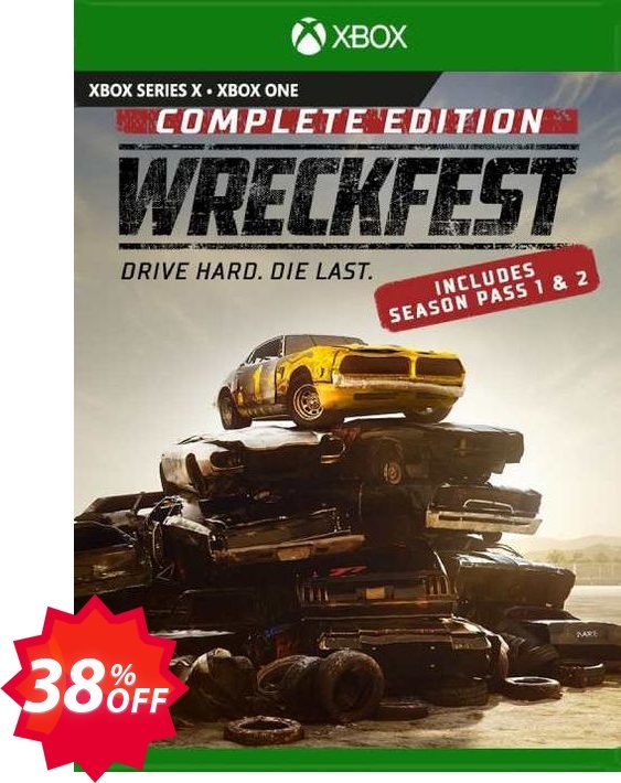 Wreckfest Complete Edition Xbox One, UK  Coupon code 38% discount 