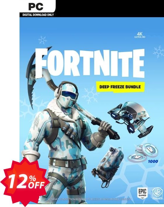 Fortnite Deep Freeze Bundle PC Coupon code 12% discount 