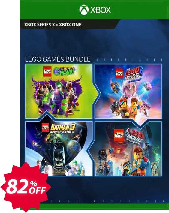 The LEGO Games Bundle Xbox One, US  Coupon code 82% discount 