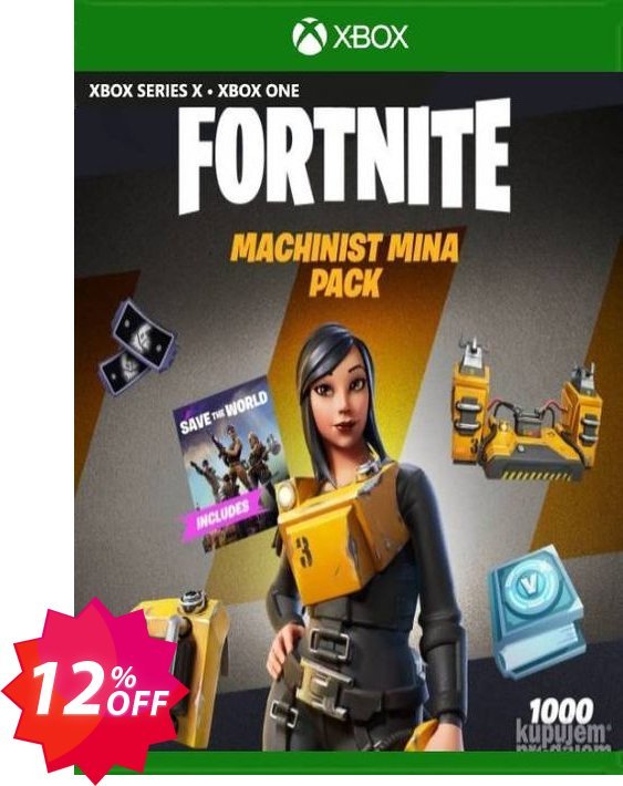 Fortnite - MAChinist Mina Pack Xbox One, US  Coupon code 12% discount 