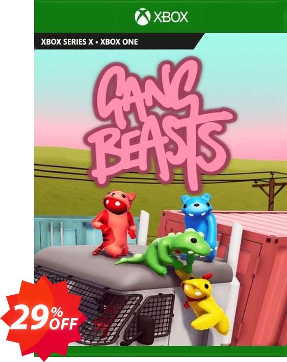 Gang Beasts Xbox One, EU  Coupon code 29% discount 