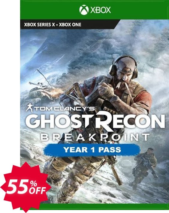 Tom Clancys Ghost Recon Breakpoint Year 1 Pass Xbox One, UK  Coupon code 55% discount 