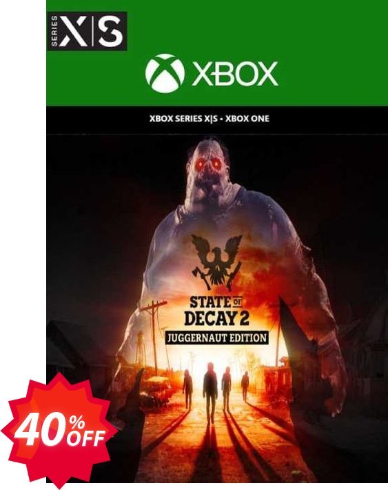 State of Decay 2: Juggernaut Edition Xbox One, EU  Coupon code 40% discount 