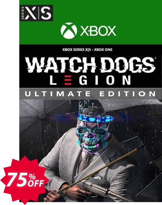 Watch Dogs: Legion Ultimate Edition Xbox One / Xbox Series X|S Coupon code 75% discount 