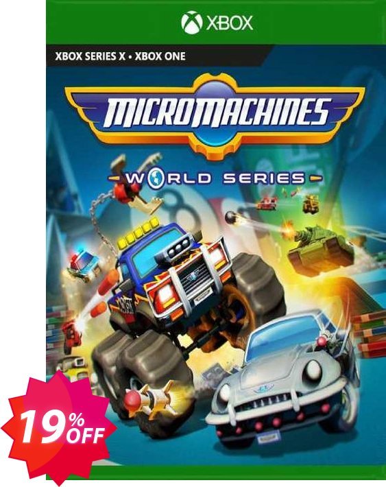Micro MAChines World Series Xbox One, US  Coupon code 19% discount 