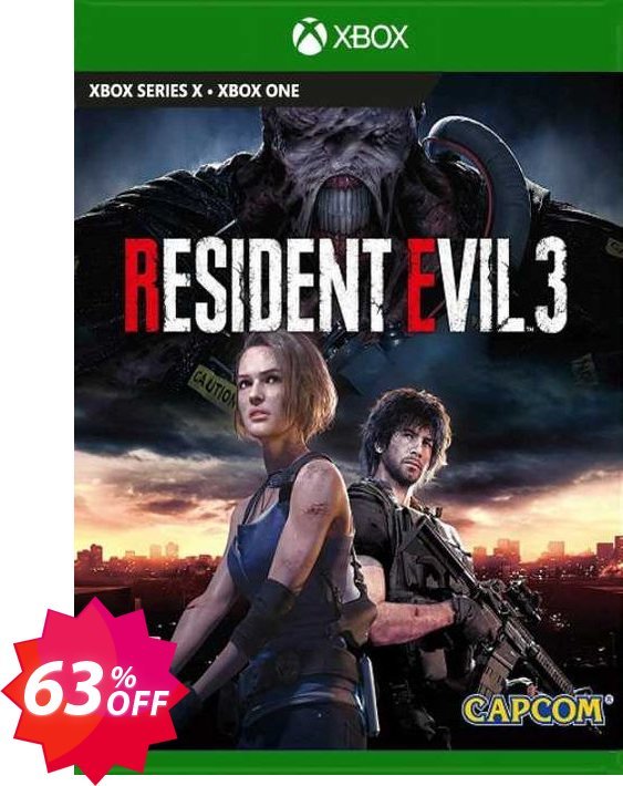 Resident Evil 3 Xbox One, EU  Coupon code 63% discount 