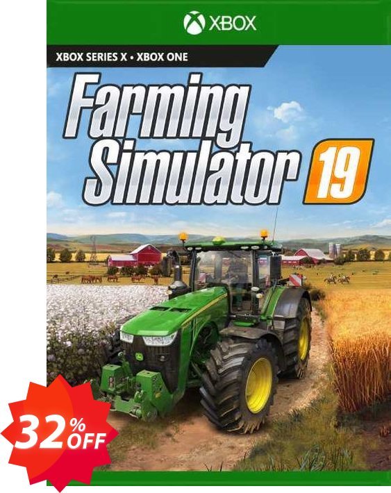 Farming Simulator 19 Xbox One, EU  Coupon code 32% discount 