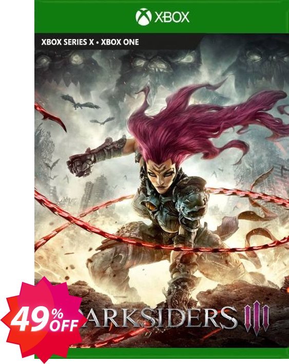 Darksiders III Xbox One, EU  Coupon code 49% discount 