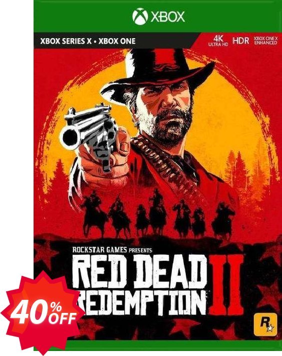 Red Dead Redemption 2 Xbox One, EU  Coupon code 40% discount 