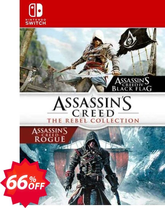 Assassins Creed The Rebel Collection Switch, EU  Coupon code 66% discount 