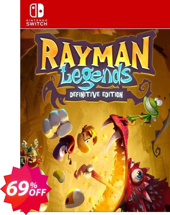 Rayman Legends Definitive Edition Switch, EU  Coupon code 69% discount 
