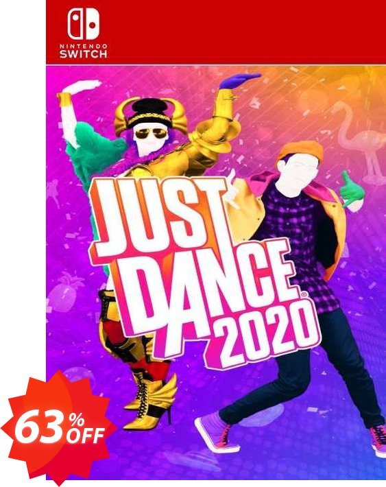 Just Dance 2020 Switch, EU  Coupon code 63% discount 