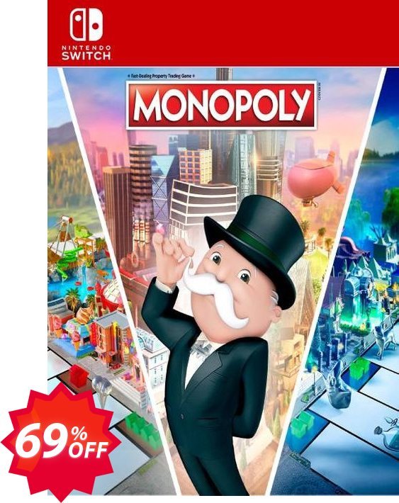 Monopoly Switch, EU  Coupon code 69% discount 