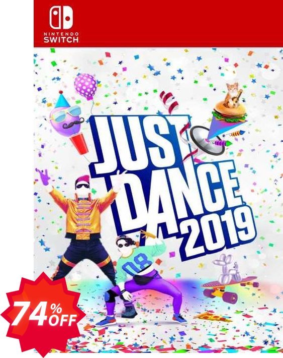 Just Dance 2019 Switch, EU  Coupon code 74% discount 