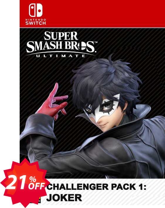 Super Smash Bros. Ultimate Joker Challenger Pack Switch, EU  Coupon code 21% discount 