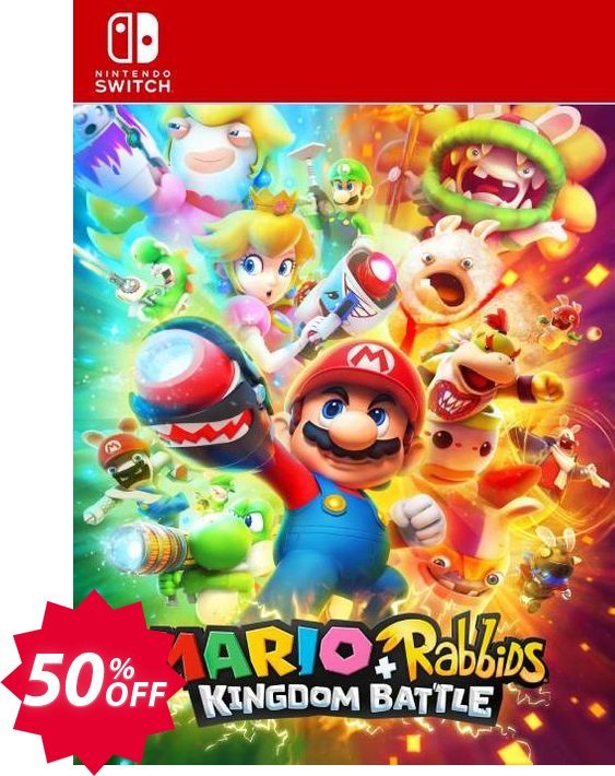 Mario and Rabbids Kingdom Battle Switch, EU  Coupon code 50% discount 