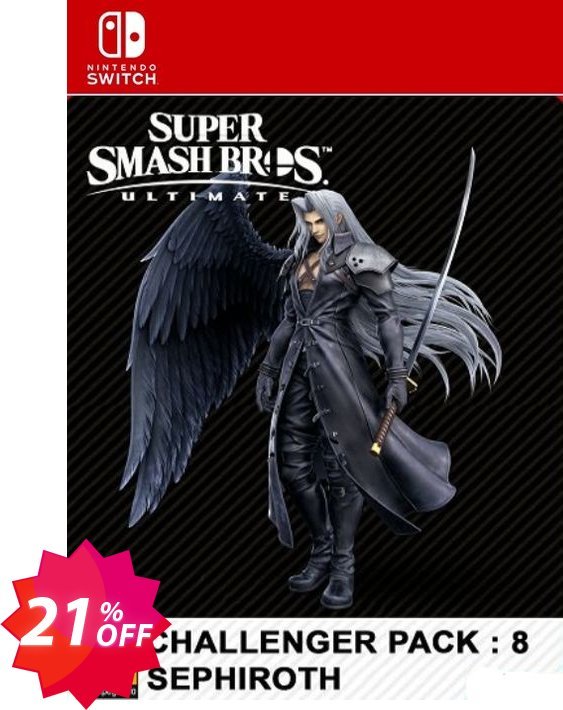 Super Smash Bros. Ultimate Challenger Pack 8 Sephiroth Switch, EU  Coupon code 21% discount 