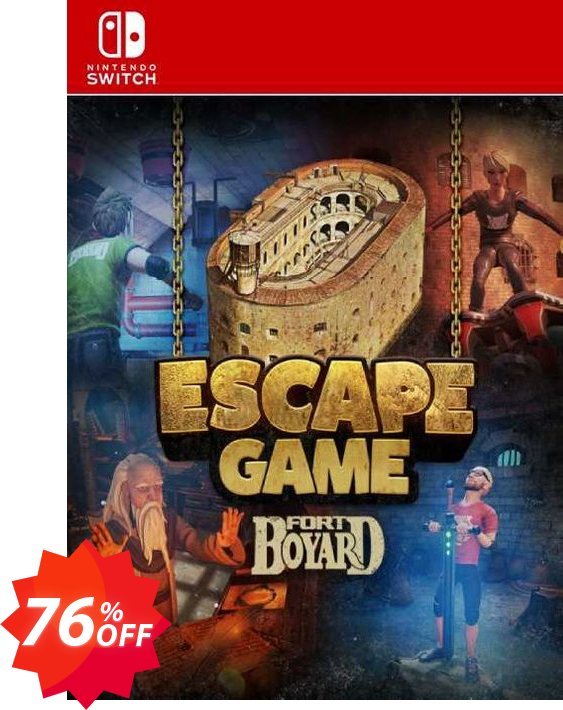 Escape Game Fort Boyard Switch, EU  Coupon code 76% discount 