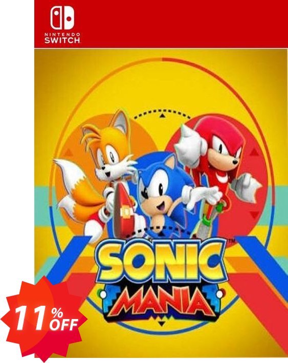 Sonic Mania Switch, EU  Coupon code 11% discount 