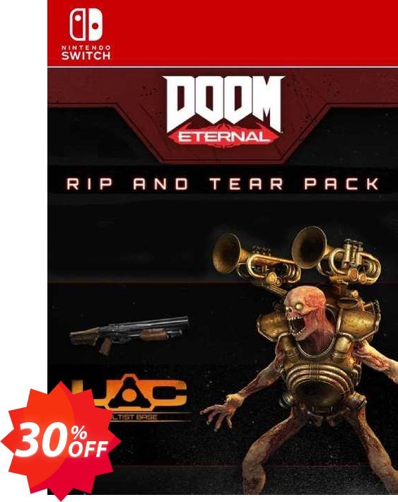 DOOM Eternal: Rip and Tear Pack Switch, EU  Coupon code 30% discount 