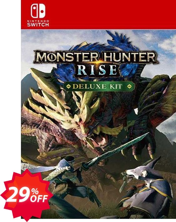 Monster Hunter Rise: Deluxe Kit Switch, EU  Coupon code 29% discount 