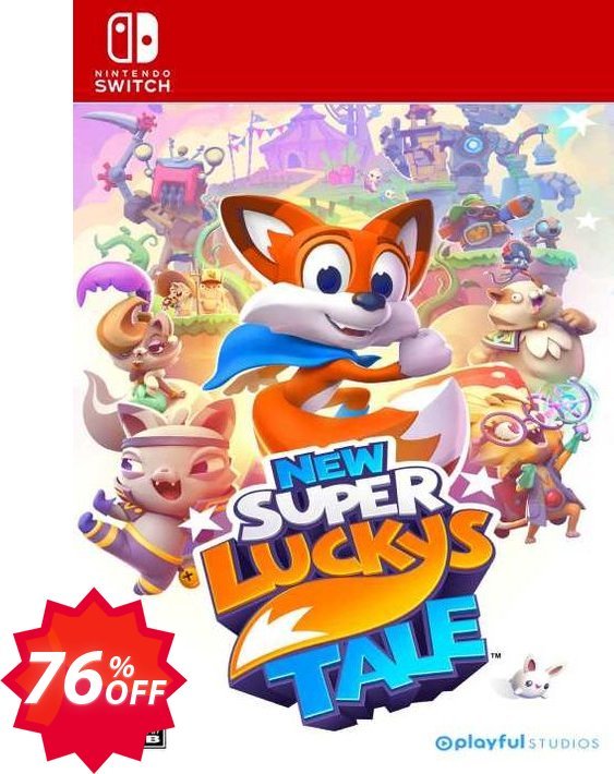 New Super Lucky's Tale Switch, EU  Coupon code 76% discount 