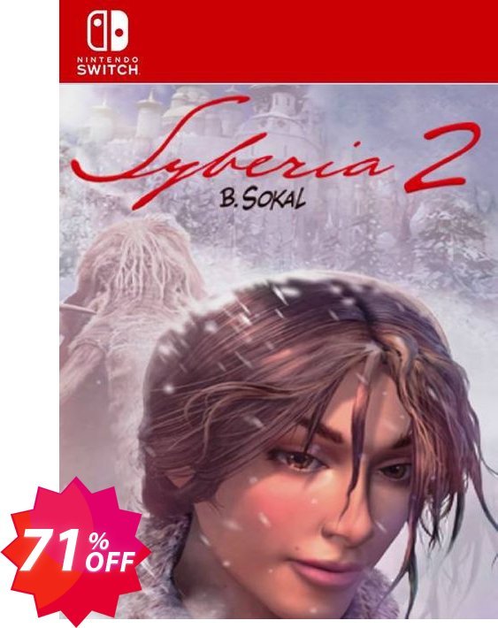 Syberia 2 Switch, EU  Coupon code 71% discount 