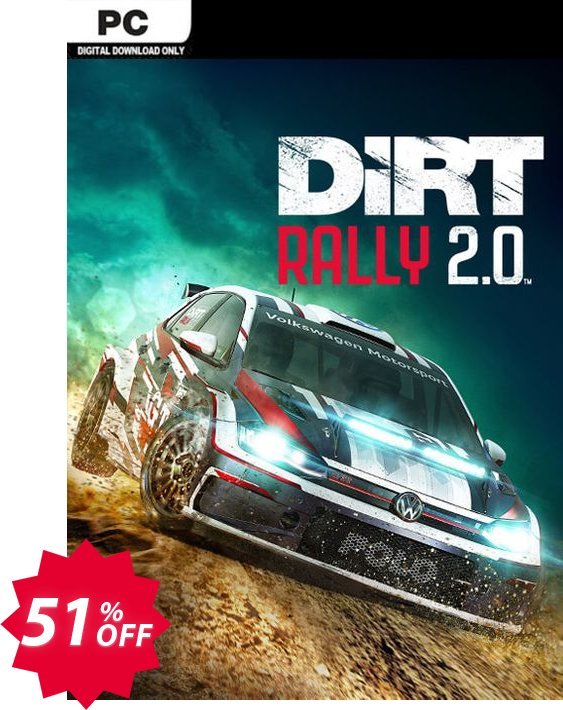 Dirt Rally 2.0 PC Coupon code 51% discount 