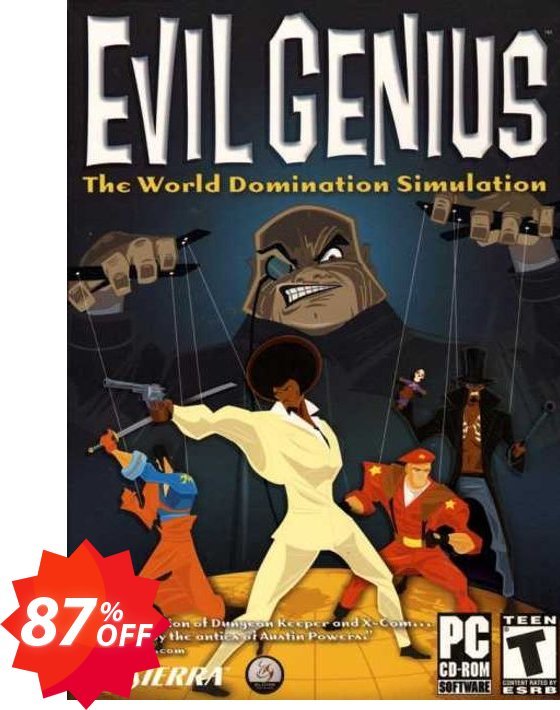 Evil Genius PC Coupon code 87% discount 