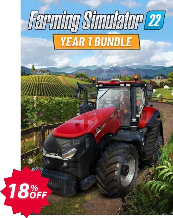 Farming Simulator 22 - YEAR 1 Bundle Xbox One & Xbox Series X|S, UK  Coupon code 18% discount 