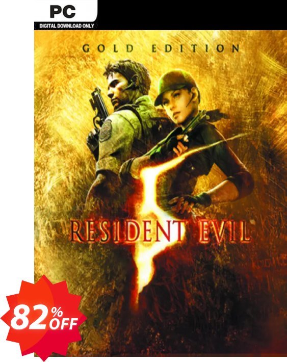 Resident Evil 5 Gold Edition PC Coupon code 82% discount 
