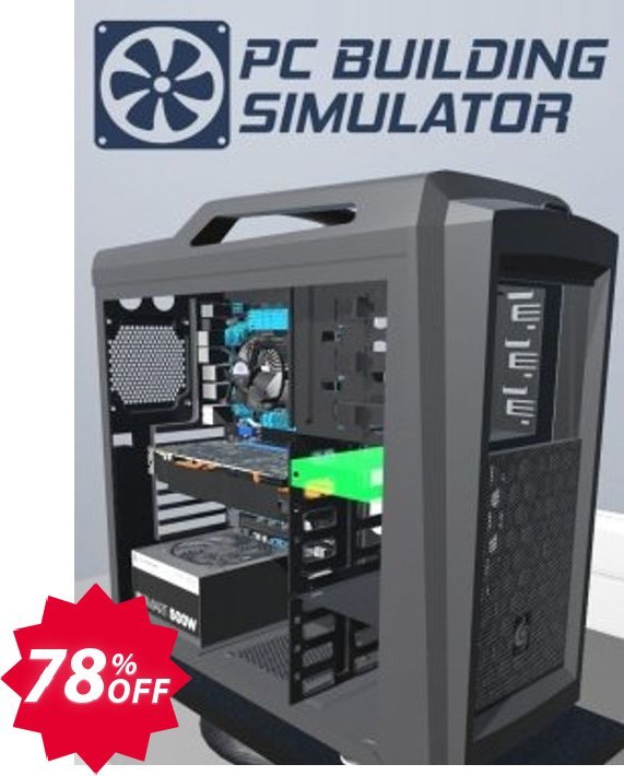 PC Building Simulator PC Coupon code 78% discount 