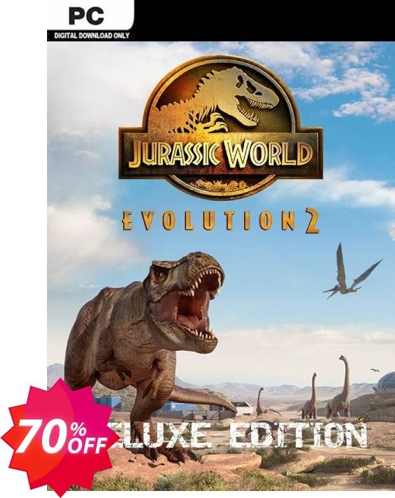 Jurassic World Evolution 2 Deluxe Edition PC Coupon code 70% discount 