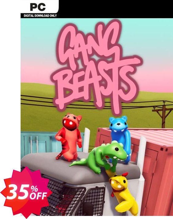 Gang Beasts PC Coupon code 35% discount 