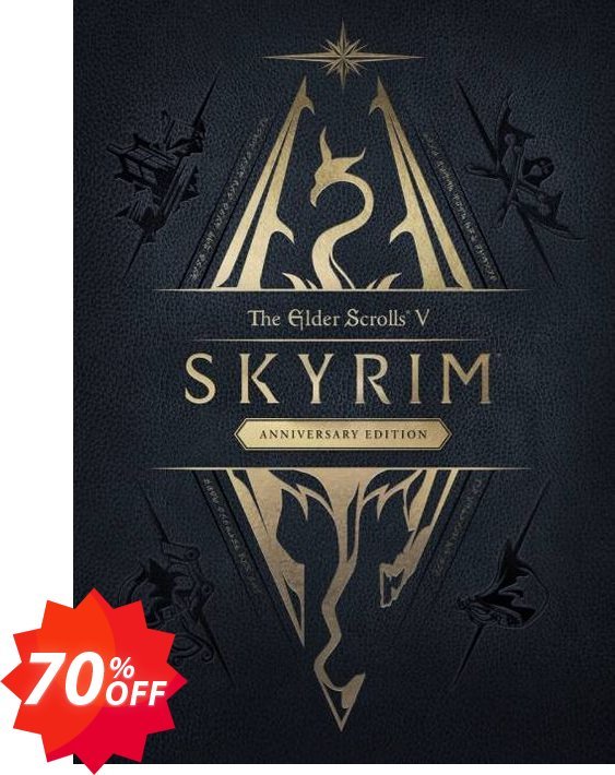 The Elder Scrolls V: Skyrim Anniversary Edition PC Coupon code 70% discount 