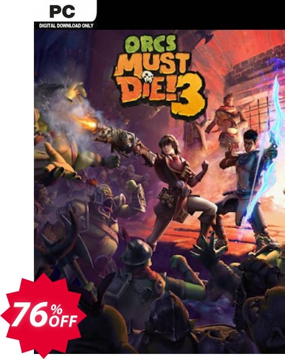Orcs Must Die! 3 PC Coupon code 76% discount 