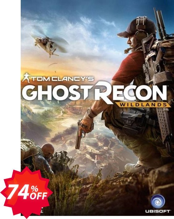 Tom Clancy's Ghost Recon Wildlands PC, US  Coupon code 74% discount 