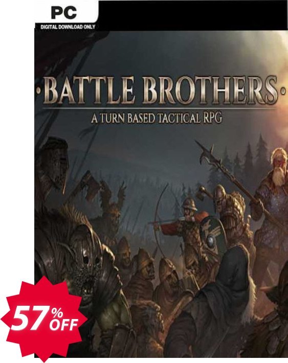Battle Brothers PC, EN  Coupon code 57% discount 