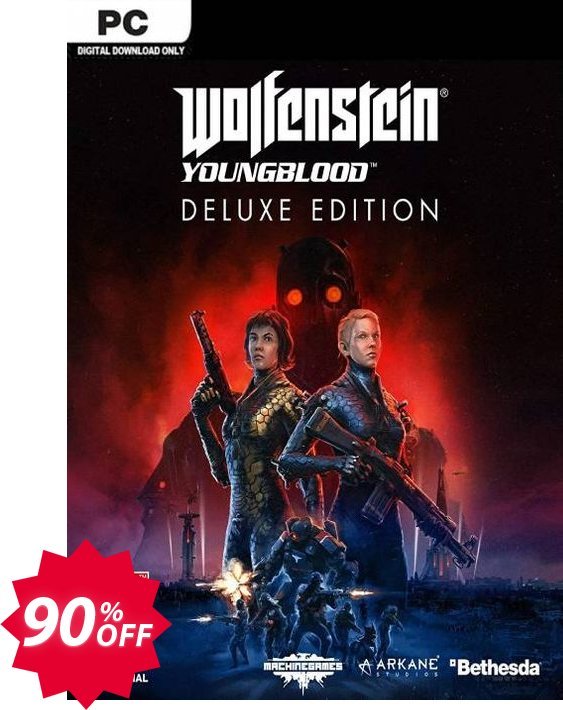 Wolfenstein Youngblood Deluxe Edition PC, Steam  Coupon code 90% discount 
