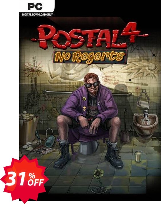 POSTAL 4: No Regerts PC Coupon code 31% discount 