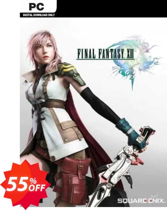 Final Fantasy XIII PC Coupon code 55% discount 