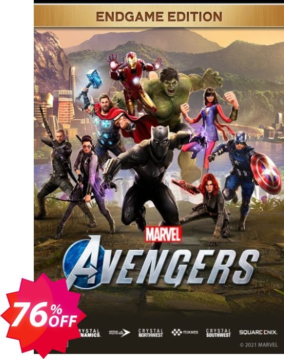 Marvel's Avengers Endgame Edition PC Coupon code 76% discount 