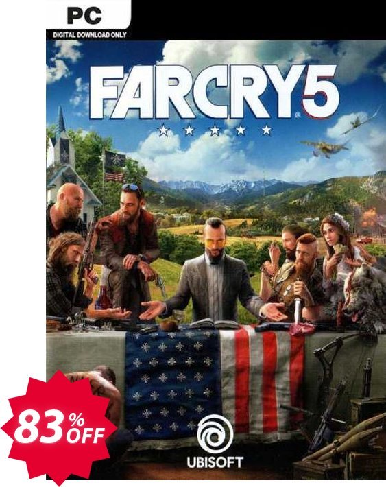 Far Cry 5 PC , US  Coupon code 83% discount 