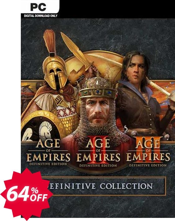 Age of Empires Definitive Collection PC Coupon code 64% discount 