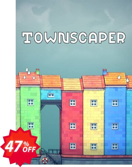 Townscaper PC Coupon code 47% discount 