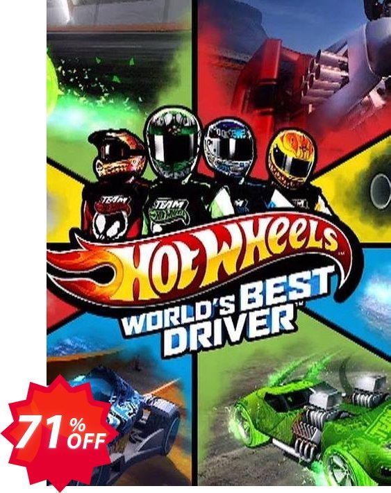 Hot Wheels World's Best Driver PC Coupon code 71% discount 