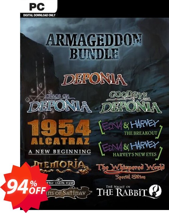 The Daedalic Armageddon Bundle PC Coupon code 94% discount 