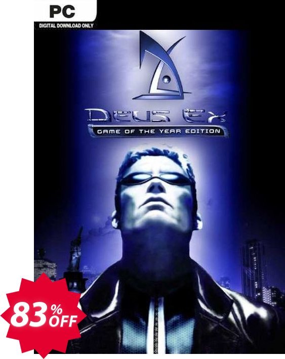 Deus Ex GOTY PC Coupon code 83% discount 