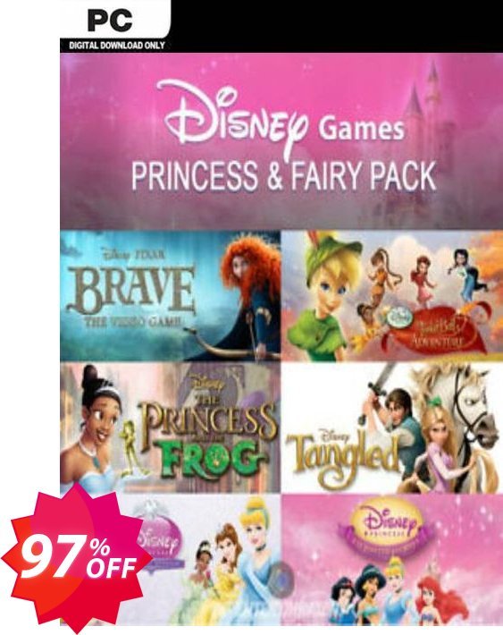 Disney Games Princess & Fairy Pack PC Coupon code 97% discount 