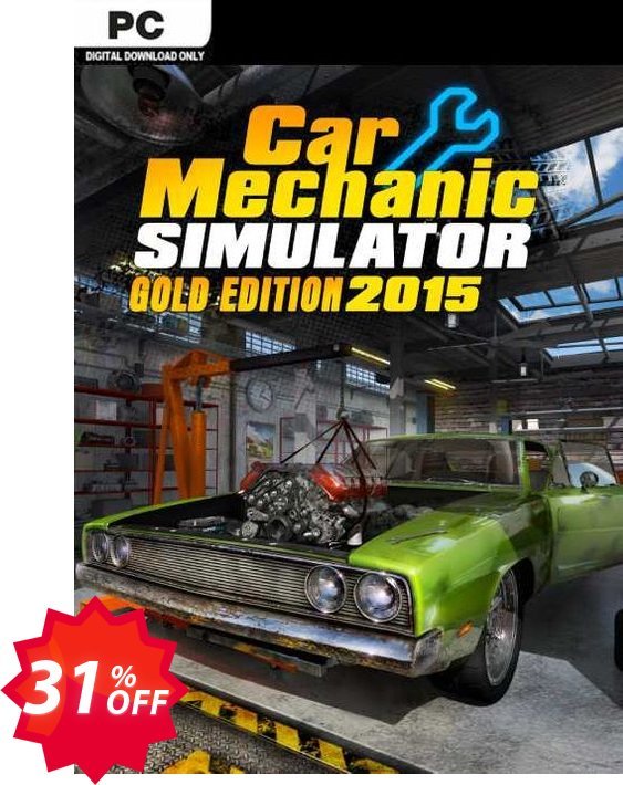 Car Mechanic Simulator 2015 Gold Edition PC Coupon code 31% discount 